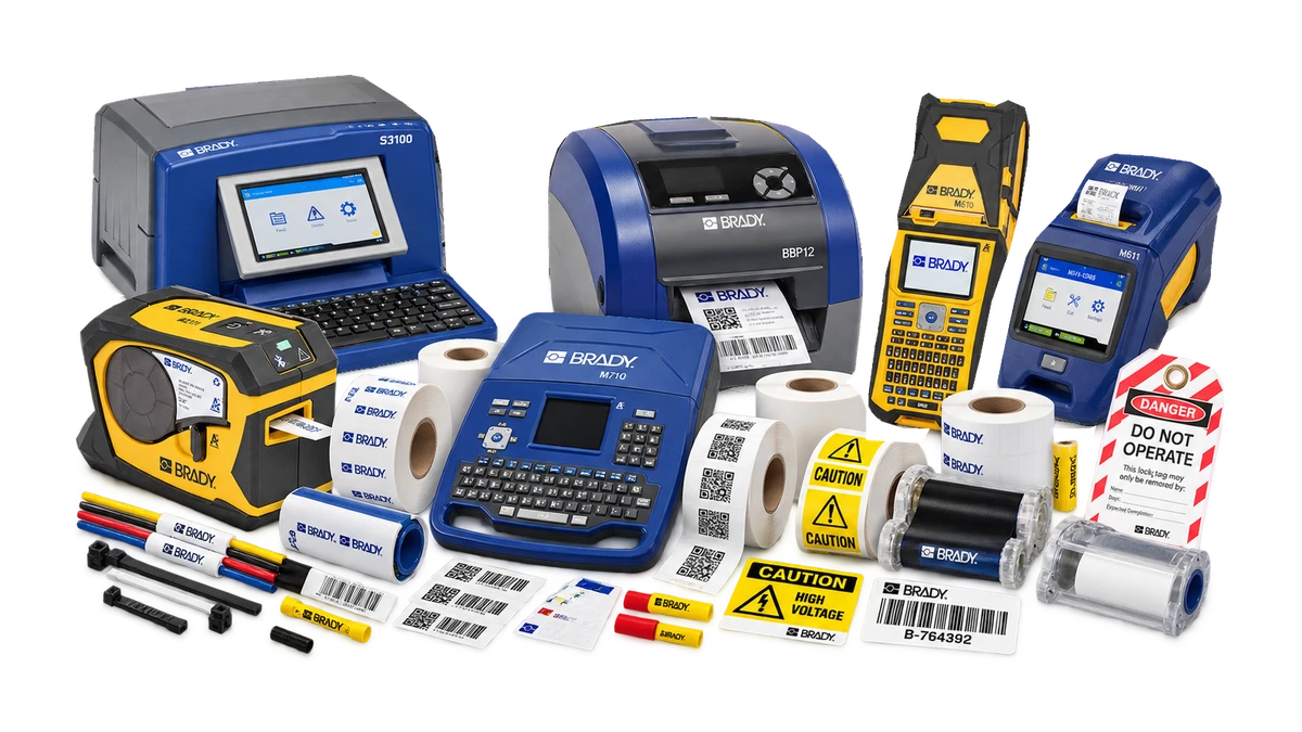 Productos Brady para identificación industrial
