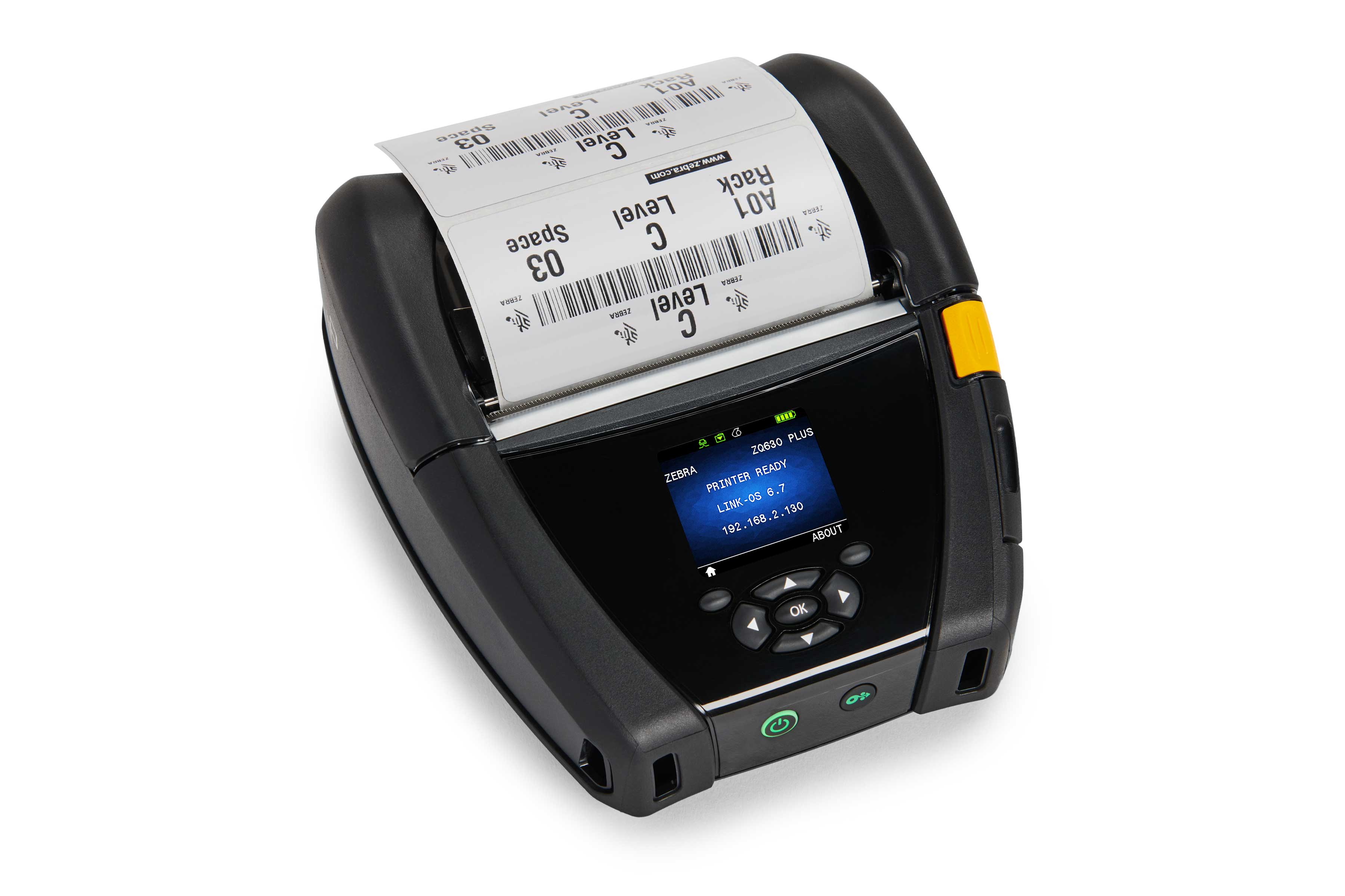 Impresora portátil Zebra ZQ630 Plus con etiquetas